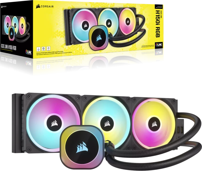 Corsair iCUE LINK H150i RGB, schwarz