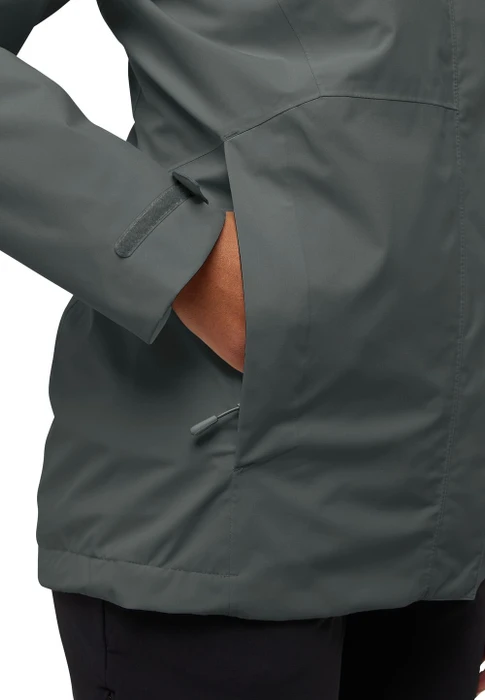Jack Wolfskin Rotwand 3in1 Funktionsjacke slate green (Damen)