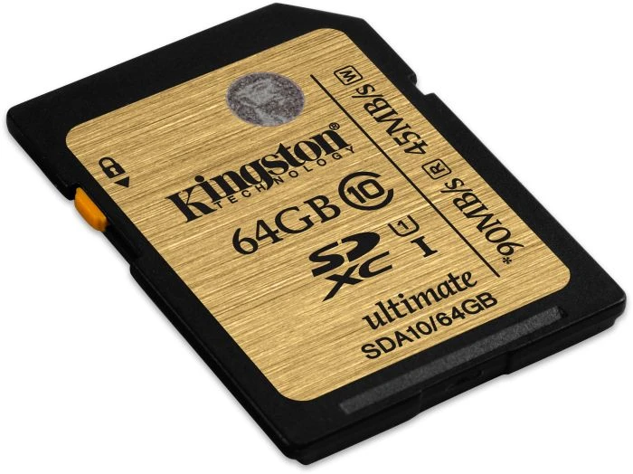 Kingston Ultimate R90/W45 64GB, UHS-I, Class 10