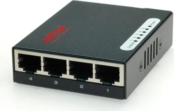 Roline Desktop Gigabit Switch, 4x RJ-45