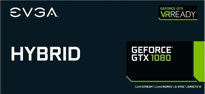 EVGA GeForce GTX 1080 FTW Hybrid Gaming, 8GB GDDR5X, DVI, HDMI, 3x DP