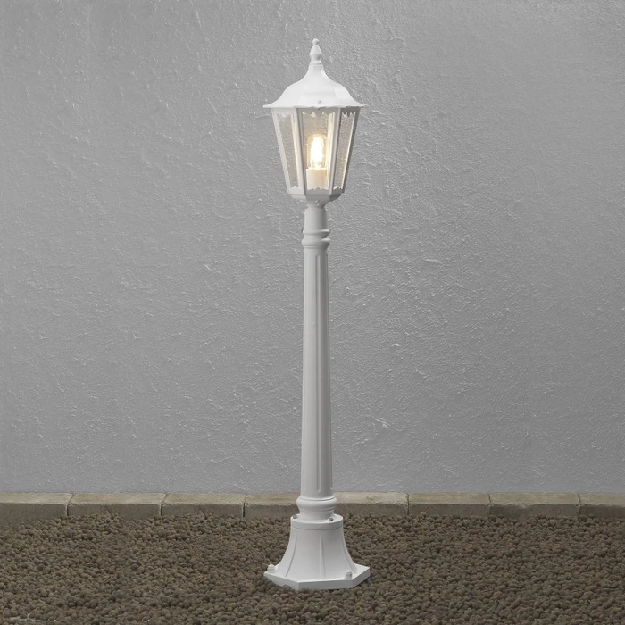 Konstsmide Firenze 120cm Wegeleuchte 1-flammig weiß