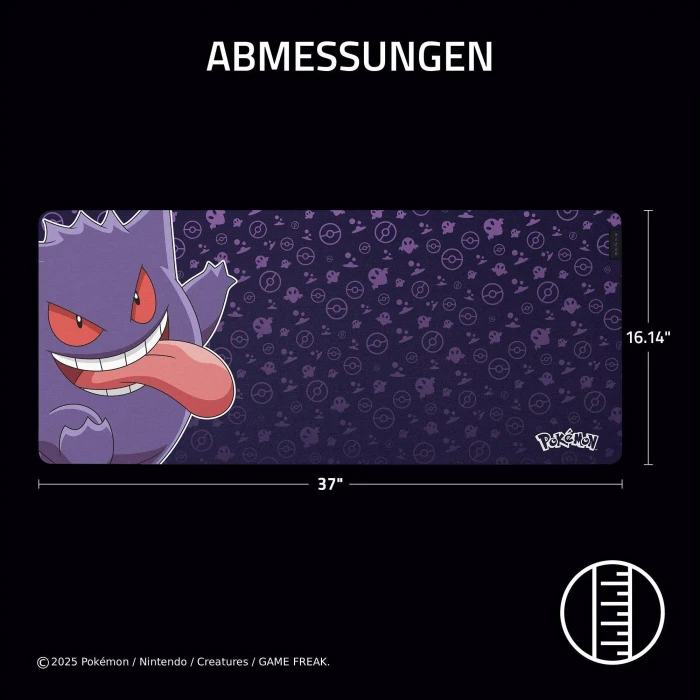 Razer Gigantus V2 XXL, 940x410mm, Pokemon Gengar Edition