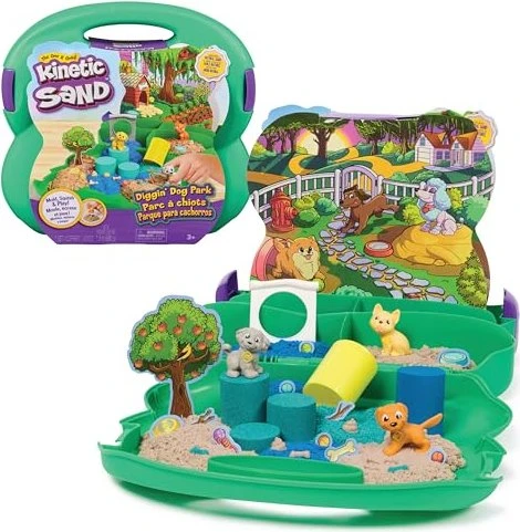 Spin Master Kinetic Sand Hunde Park Koffer