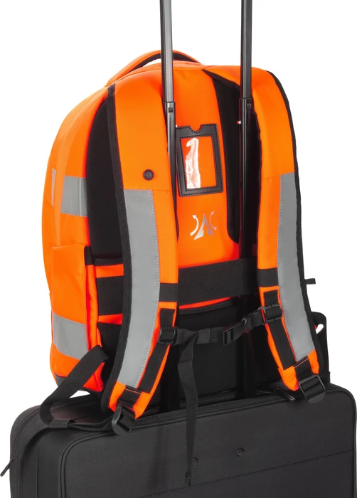 Dicota Hi-Vis 25 Liter, Notebook Rucksack, orange, V2