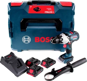 Bosch Professional GSB 18V-110 C Akku-Schlagbohrschrauber inkl. L-Boxx + 3 Akkus 4.0Ah