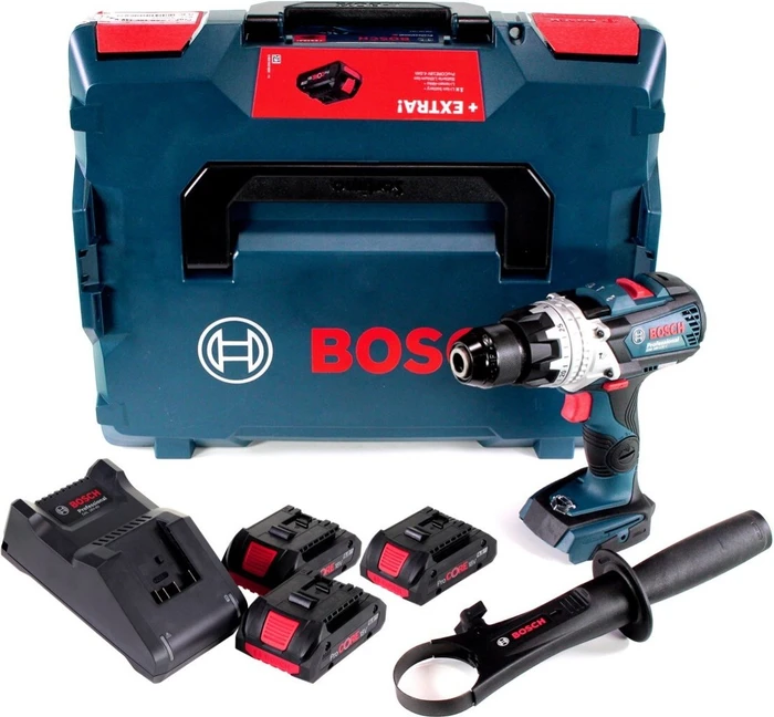 Bosch Professional GSB 18V-110 C Akku-Schlagbohrschrauber inkl. L-Boxx + 3 Akkus 4.0Ah
