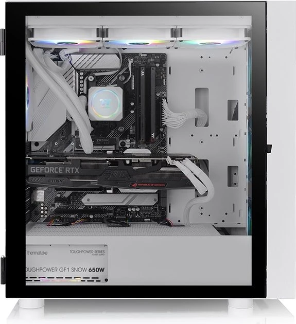 Thermaltake H570 TG ARGB Snow Edition, weiß, Glasfenster
