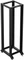 Lanberg Open Rack Series 19" Open Frame Rack 42HE, 4-Pfosten, mit Rollen, Flat Pack, tiefenverstellbar, 430-590mm, RAL 9004, 800mm tief Vorschaubild
