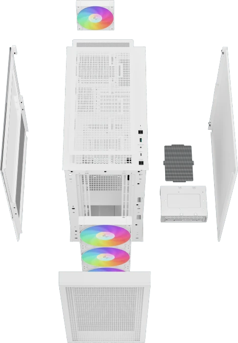 DeepCool CH560 WH, weiß, Glasfenster