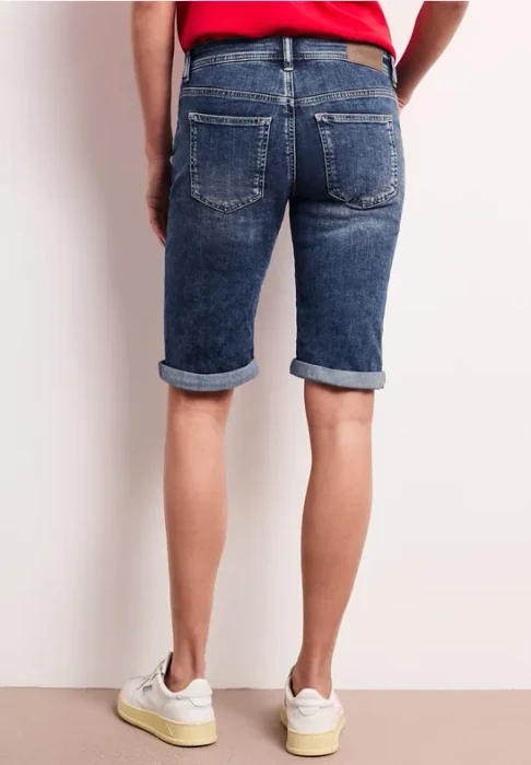 Street One Jane Bermuda Shorts Jeans medium blue random (Damen)