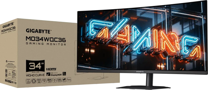 GIGABYTE MO34WQC36, 34"