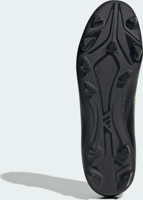 adidas F50 Club FG/MG core black/iron metallic/lucid lemon