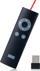August LP200B Presenter mit Laserpointer schwarz, USB-A