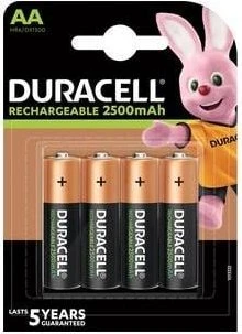 Duracell Recharge Ultra Mignon AA NiMH 2500mAh, 4er-Pack