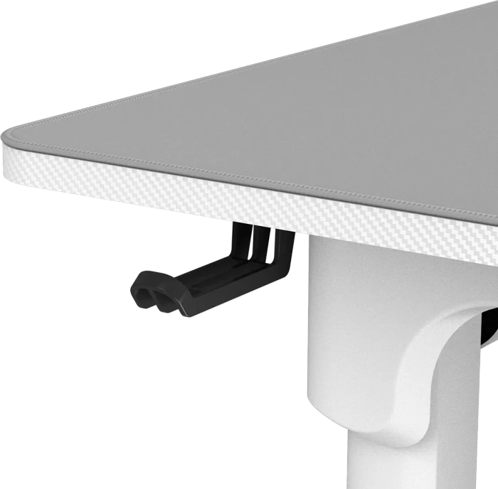 Cougar E-Grav Gaming Desk elektrisch höhenverstellbarer Schreibtisch 160x75cm weiß/weiß