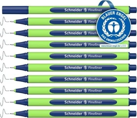 Schneider Line-Up Tintenroller (Mine) mystic blue/grün, 10er-Pack