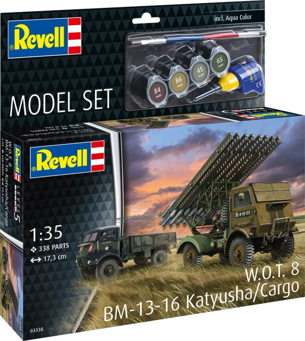 Revell Model Set W.O.T. 8 BM-13-16 Katyusha-Cargo