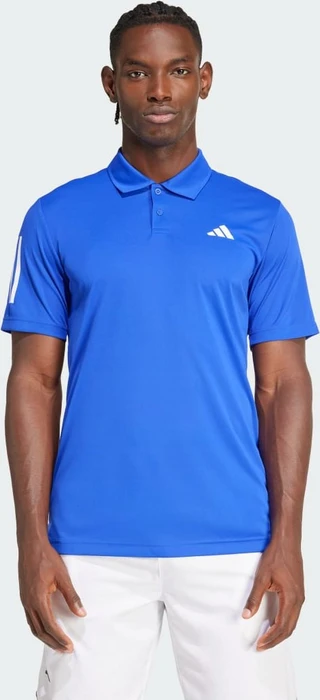 adidas Club 3-Streifen Tennis Poloshirt kurzarm lucid blue (Herren)