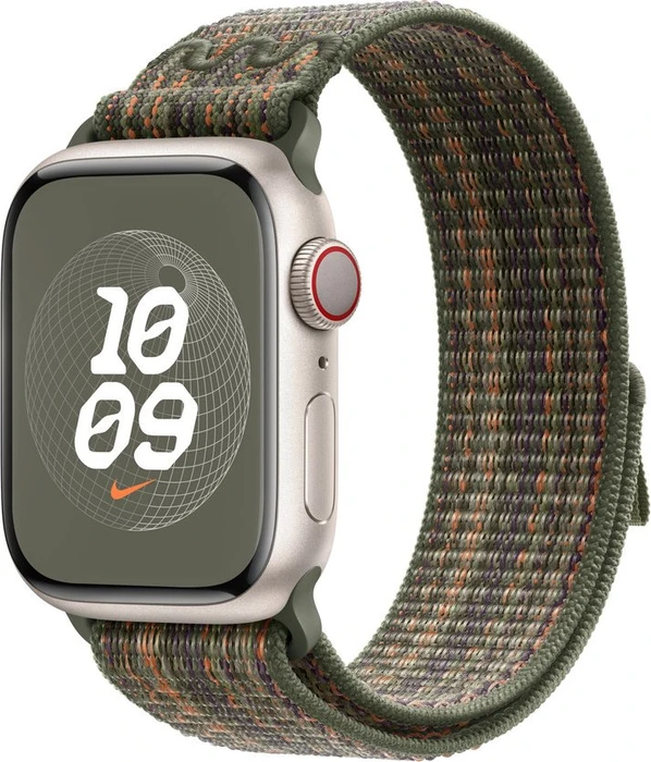 Apple Nike Sport Loop für Apple Watch 41mm Sequoia/orange