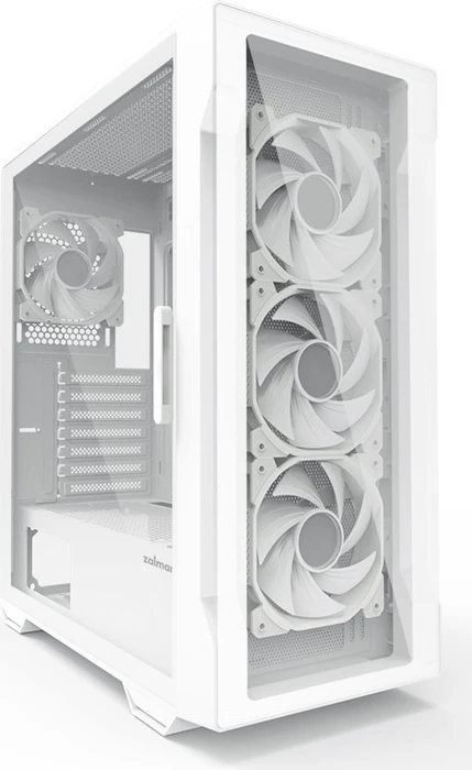 Zalman i3 Neo TG, weiß, Glasfenster