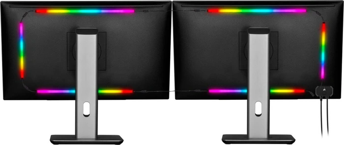 Corsair iCUE LS100 Smart Lighting Strip Expansion Kit 450mm, LED Streifen, 2er-Pack