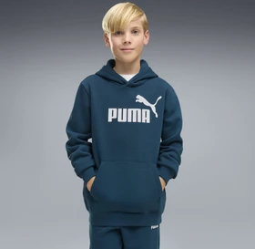 Puma ESS No. 1 Logo Fleece Hoodie midnight petrol (Junior)