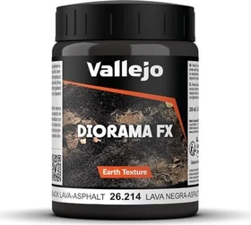 Vallejo Diorama Effects Earth Texture black lava, 200ml
