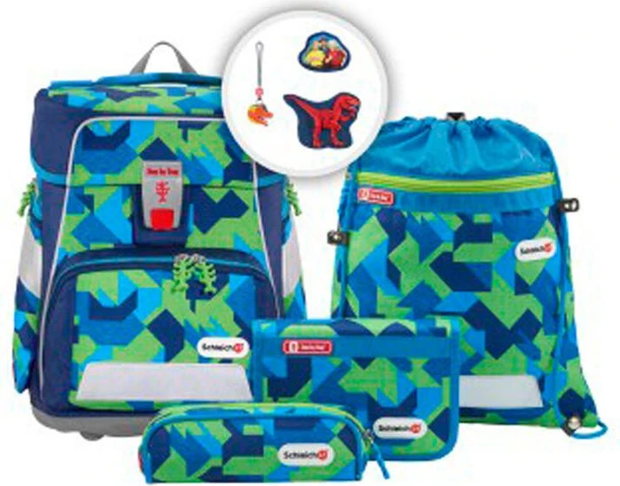 Step by Step Space Schleich Dinosaurs Velociraptor Schultaschen-Set, 5-tlg.
