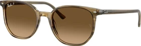 Ray-Ban RB2197 Elliot polished striped green/polarized brown gradient
