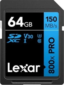 Lexar BLUE Series 800x PRO R150 64GB, UHS-I U3, Class 10