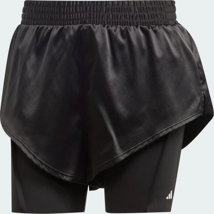 adidas Power Aeroready 2-in-1 Hose kurz schwarz/weiß (Damen)
