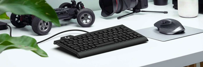 KeySonic KSK-3010ELC, schwarz, USB, DE