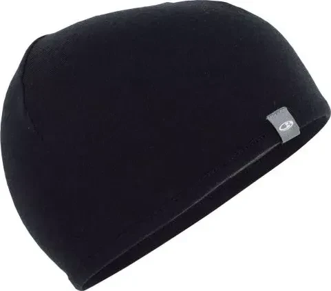 Icebreaker Merino Pocket Beanie black/gritstone heather