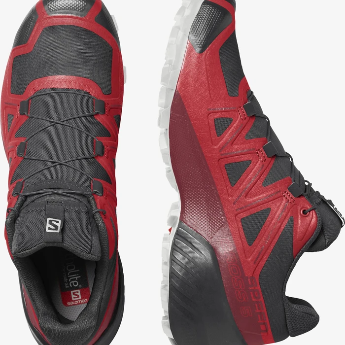 Salomon Speedcross 5 goji berry/white/black (Herren)