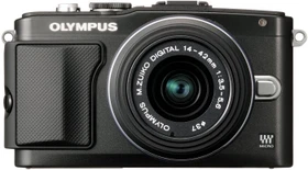 Olympus PEN E-PL5 schwarz mit Objektiv M.Zuiko digital 14-42mm 3.5-5.6 II