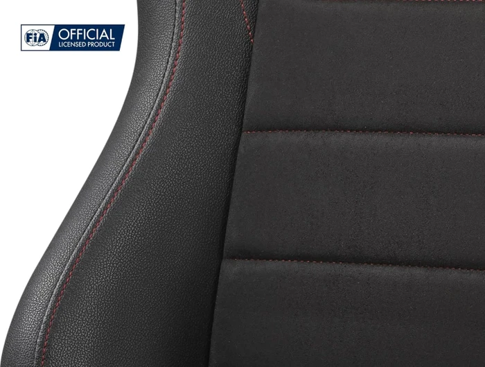 Next Level Racing ERS5 Elite Liegesitz, PU Leather & Suede Edition, schwarz