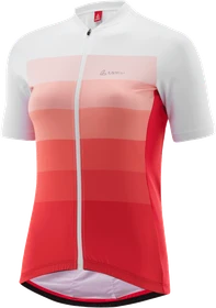 Löffler Rainbow Full-Zip Trikot kurzarm poppy red (Damen)