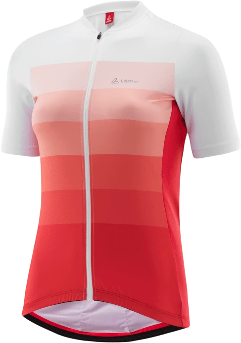 Löffler Rainbow Full-Zip Trikot kurzarm poppy red (Damen)