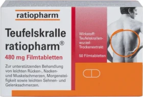 Teufelskralle-ratiopharm Filmtabletten, 100 Stück