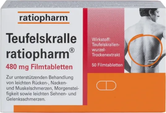 Teufelskralle-ratiopharm Filmtabletten, 100 Stück