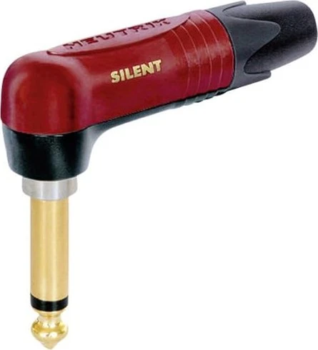 Neutrik NP2RX-AU-SILENT 6.35mm-Klinkenstecker, gewinkelt