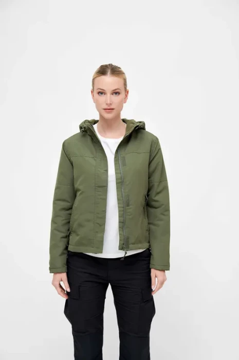 Brandit Windbreaker Frontzip Jacke olive (Damen)