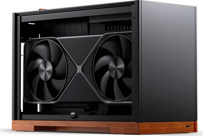 Jonsbo T9 Black, schwarz/braun, PCIe 5.0 Edition, Mini-ITX