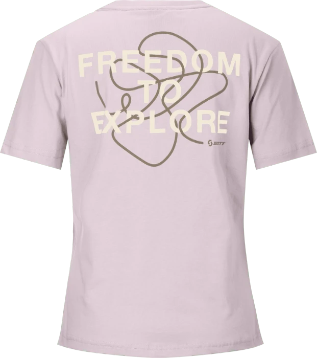Scott Backprint T-Shirt kurzarm bliss pink (Damen)