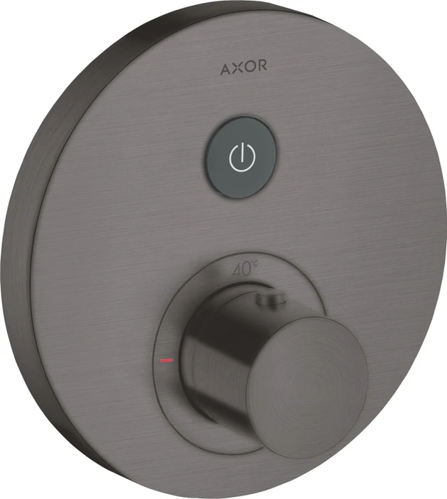 Hansgrohe Axor ShowerSelect rund Thermostat mit 1 Ventilen brushed black chrome