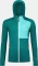 Ortovox Fleece Hoody Funktionsjacke pacific green (Damen) Vorschaubild