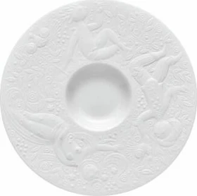 Rosenthal studio-line Zauberflöte Weiß Espresso Untertasse 12cm