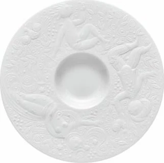 Rosenthal studio-line Zauberflöte Weiß Espresso Untertasse 12cm