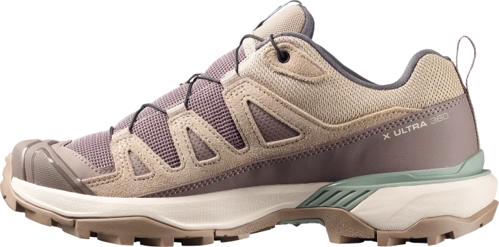 Salomon X Ultra 360 Leather iron/desert tan/green milieu (Damen)